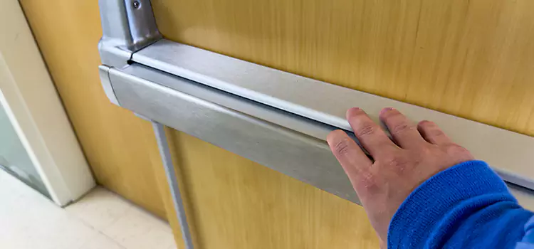 Installing a Push Bar on a Door Camden